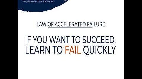 The Law Of Accelerated Failure