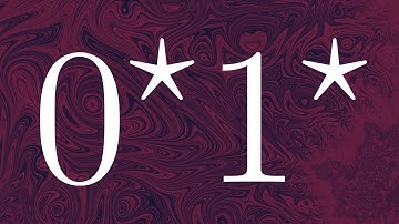 Context-Free Grammar (CFG) Example: 0*1*