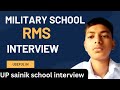 Military school chail interview | Rms school interview | UP sainik school interview | PD classes 