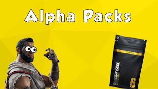 Probably the loudest Alpha Pack opening you've seen