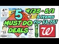 5 MUST DO WALGREENS DEALS (4/25 – 5/1) | Cheap Paper Products, Tide and more!
