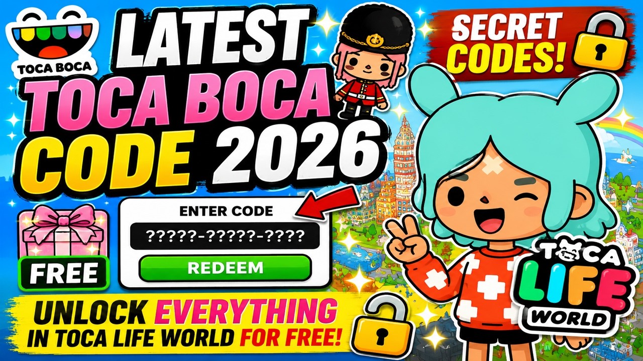 LATEST Toca Boca Code 2026 💂‍♀️ How to Unlock EVERYTHING in Toca Life ...