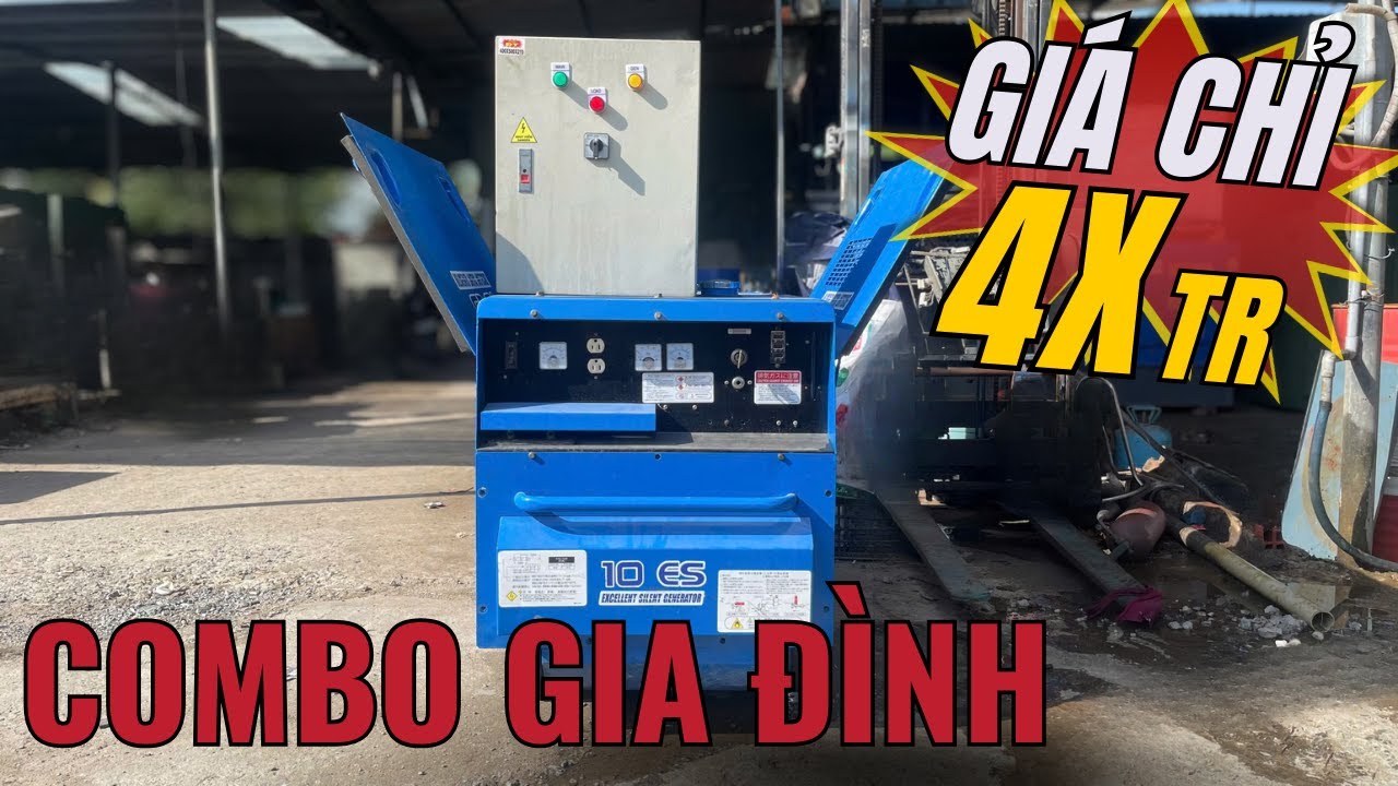 Trọn bộ 10KVA hơn 40 Củ Máy phát điện 1 Pha bao ATS | LH 0901352121
