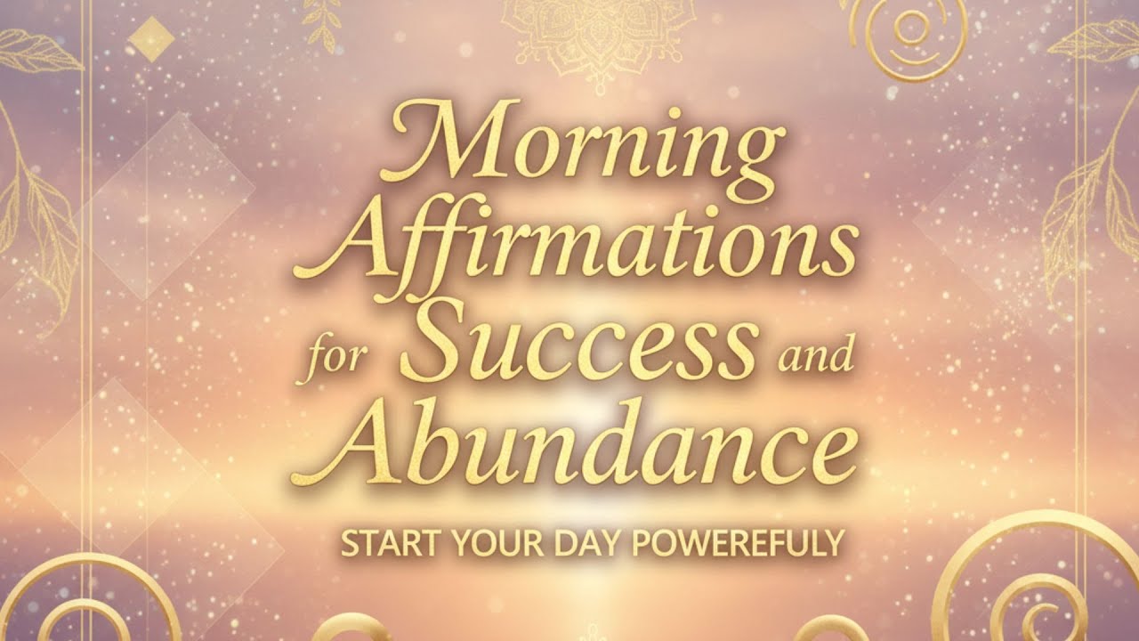Morning Affirmations for Success and Abundance | Start Your Day with ...