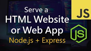 Serve a HTML Website or Single Page Application with Node and Express screenshot 1