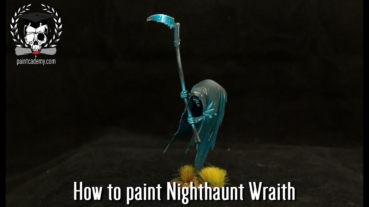 How to paint Nighthaunt Wraith Paintcademy YouTube