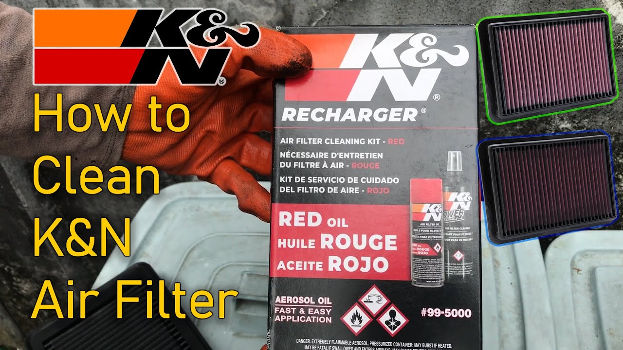 How to Clean K&N Air Filter YouTube
