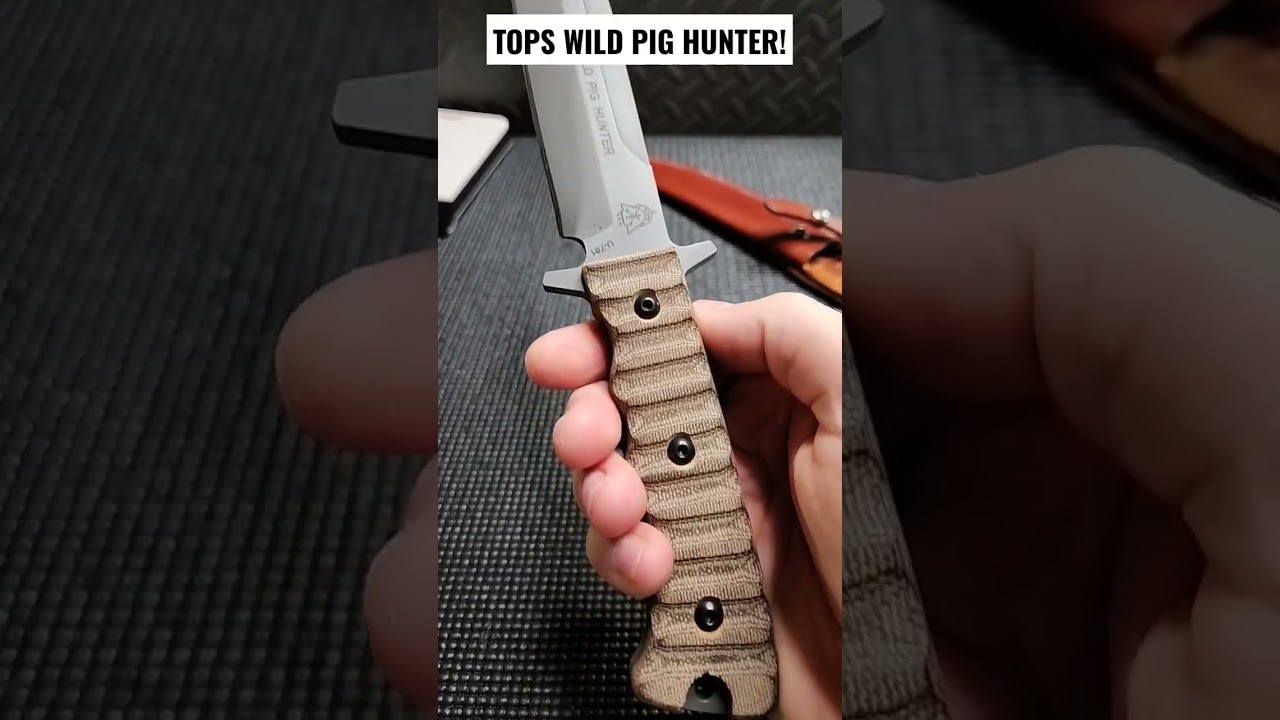 TOPS knives WILD PIG HUNTER fixed blade 