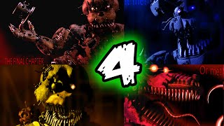 FNAF 4 ALL NIGHTMARE ANIMATRONICS || Five Nights at Freddy's 4 ALL Nightmare Animatronics