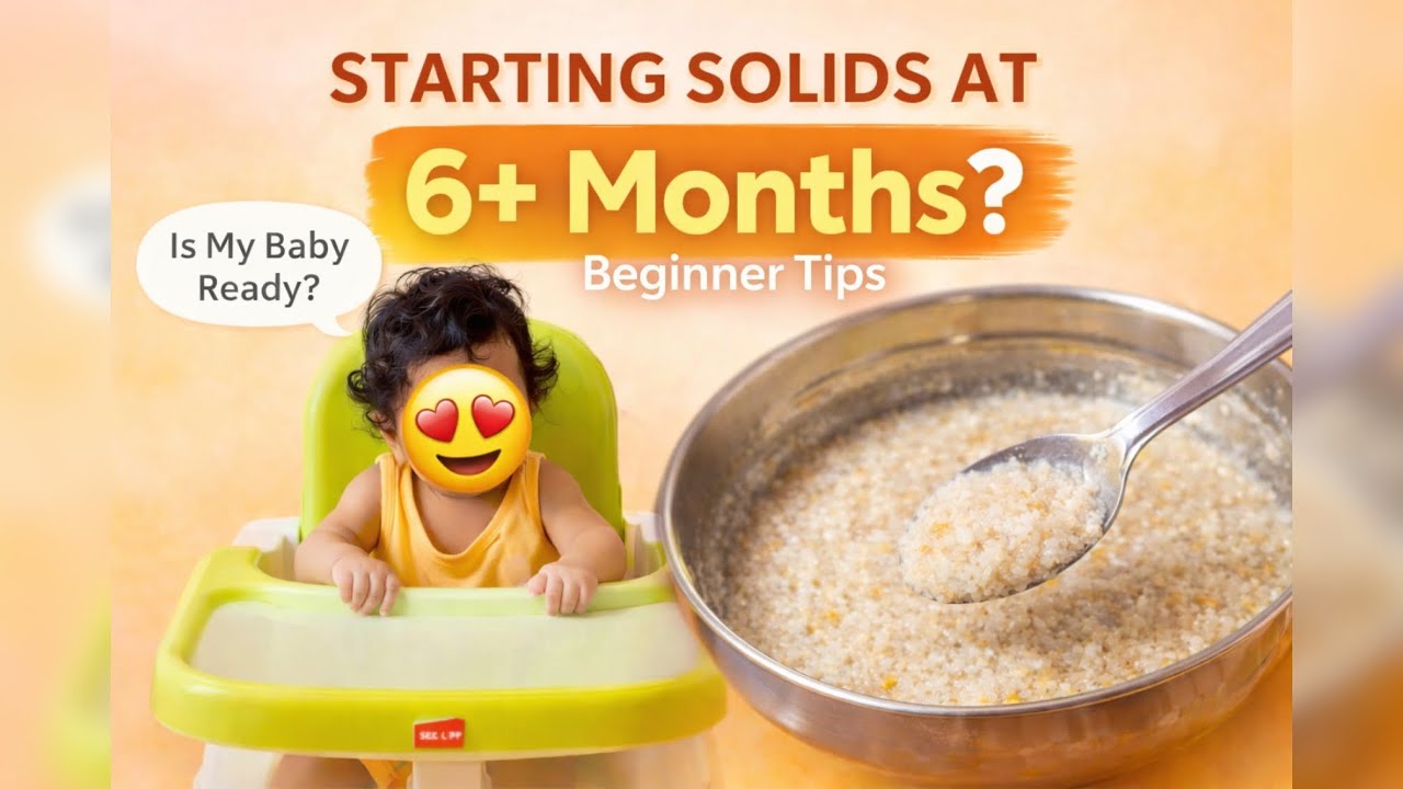 Starting Solids at 6 Months💛-Manu`s First Baby Food Prep|Mom vlog