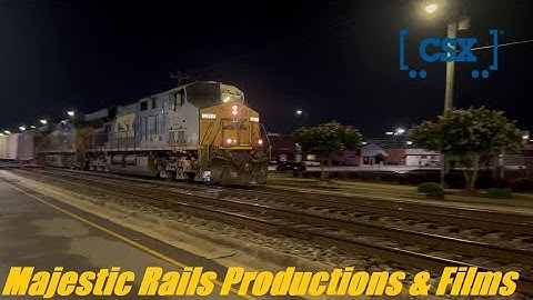 CSXT 5317 ES40DC & 745 ES44AC Leads I031-01 SB Through Fay NC W/Juice Cars