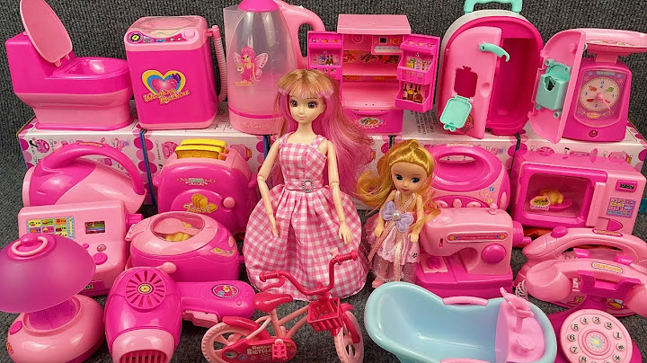 8 Minutes Satisfying with Unboxing Pink Princess Furniture Play Set Review Toys | ASMR