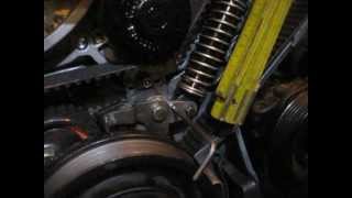 Audi V8 3.6 PT timing belt tensioning