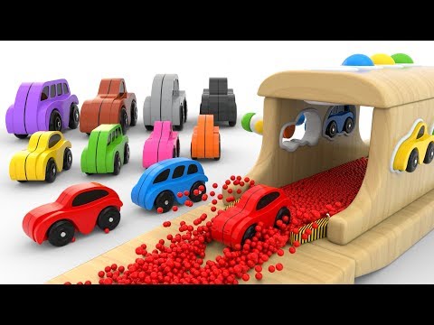 Learn Colors with Wooden Hammer Educational Toys - Colors Collection for Children