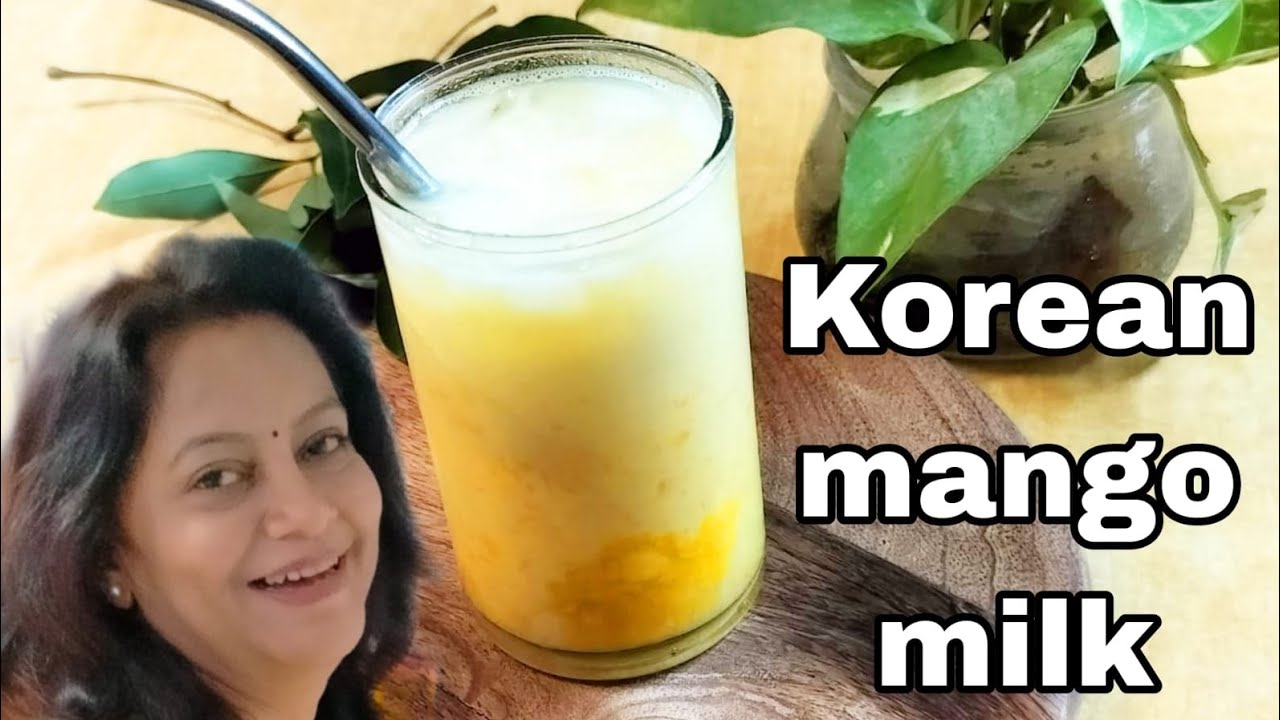 Korean Mango Milk, Day 1 of mango series YouTube