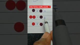only Genius maths puzzle 🧩 //viral shorts #song #viralvideo #trendingshorts #maths