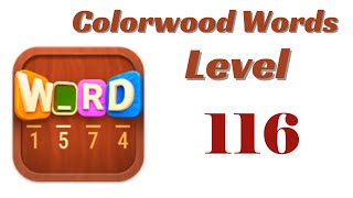 Colorwood Words Level 116 Answers | Colorwood Words - Cryptogram