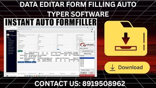 Data Editar Form Filling Auto Typing Software free download screenshot 5