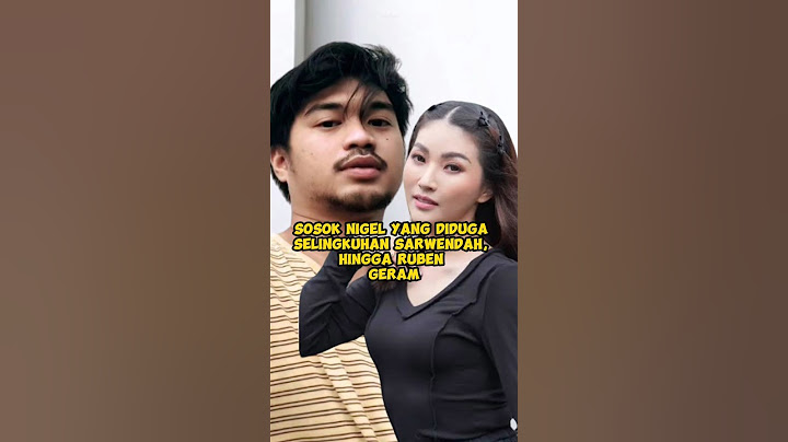NIGEL SELINGKUHAN SARWENDAH? #rubenonsu #sarwendah #betrandpeto #inararusli #gosip