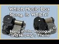 Harry Potter Music Boxes - Which song is which?