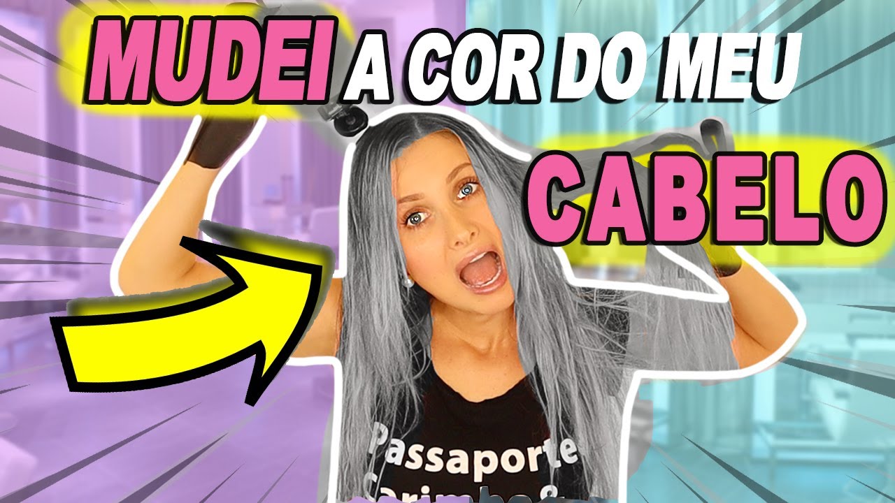 MUDEI A COR DO MEU CABELO !! UM DIA INTEIRO COMIGO