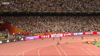 Usain Bolt vs Justin Gatlin stride frequency and stride length Analysis by Michael Johnson