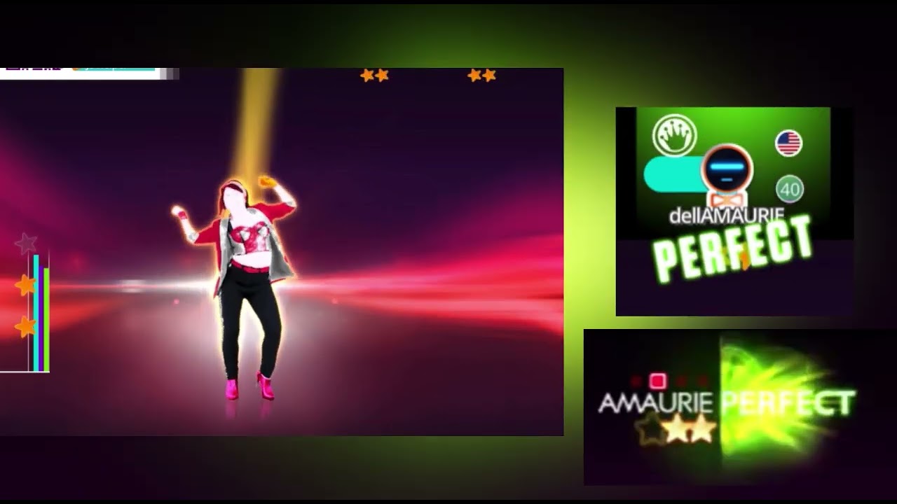 Just Dance Score comparison JD4 vs JDNow Hit The Lights - Selena Gomez and The Secne