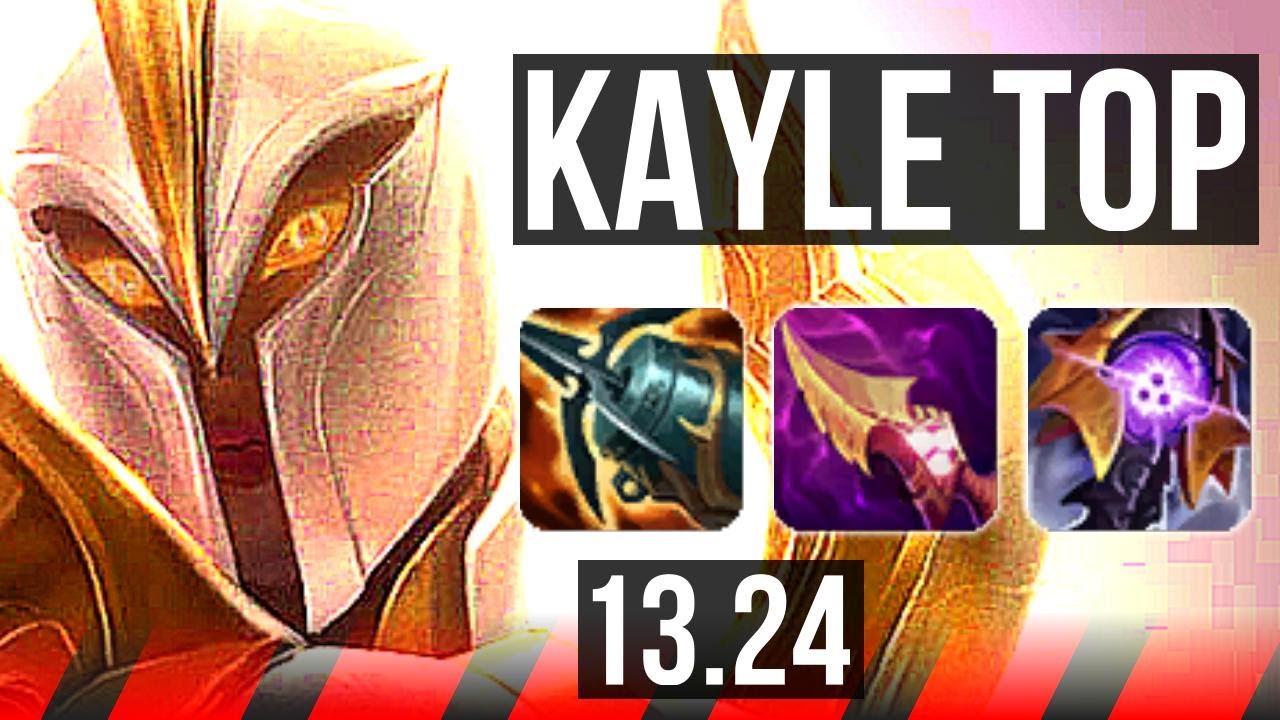 KAYLE vs GANGPLANK (TOP) | Rank 8 Kayle, Godlike | EUW Grandmaster | 13.24