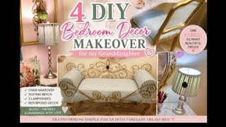 DIY Bedroom Decor on a Budget | Repurposed & Handmade Pieces