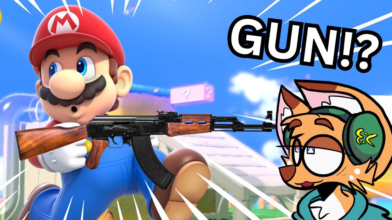WHY DOES MARIO HAVE A GUN YouTube WHY DOES MARIO HAVE A GUN YouTube