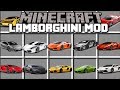 Minecraft LAMBORGHINI MOD / DRIVE FAST CARS AND BECOME RICH IN MINECRAFT!! Minecraft