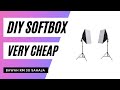 NAK BELI MAHAL?? ll DIY SOFTBOX SENDIRI UNTUK STUDIO YOUTUBE ll GUNA KOTAK JEE...