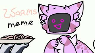WORMS! meme [blood warning()](Flipaclip)