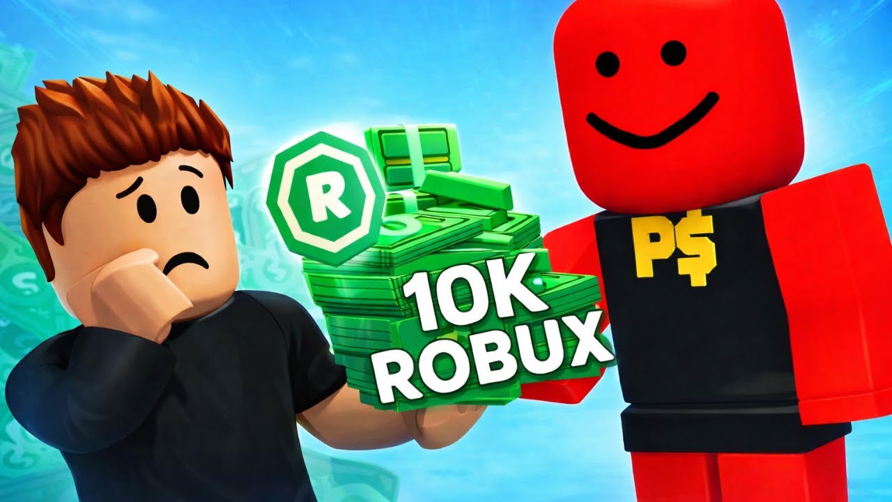 Give Me 10 Robux and I’ll Give You $10,000! - YouTube