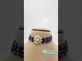 Natural Blue Sapphire Choker With Silver Pendant | Customized Handmade Necklace | RH Jewellers