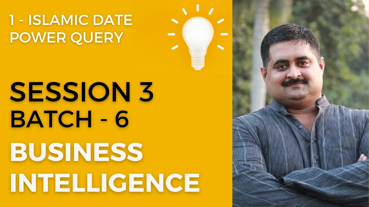 Business Intelligence Trainings | Course 6 | Session 3