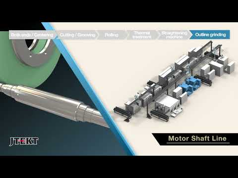 Motor Shaft Machining Innovation from JTEKT
