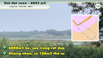 B197 - (9,6 tỷ) Bán vườn sầu riêng, bơ đang thu hoạch 1 mùa, có sẵn thổ cư Láng Lớn, Châu Đức, BRVT