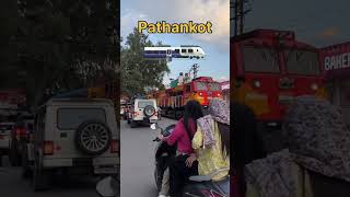 Pathankot bazar main train 😯 #trending #viral #shorts #reelsviral