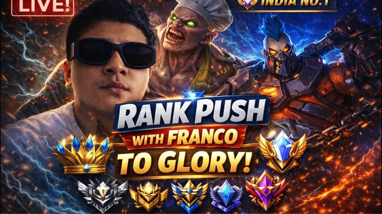 RANK PUSH with Franco To Glory #mobilelegend #mlbbfranco