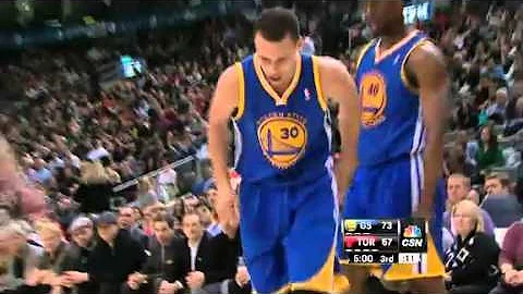 Stephen Curry's Ankle Injury | Warriors vs Raptors  | NBA 2012-13 Season 28/01/2013
