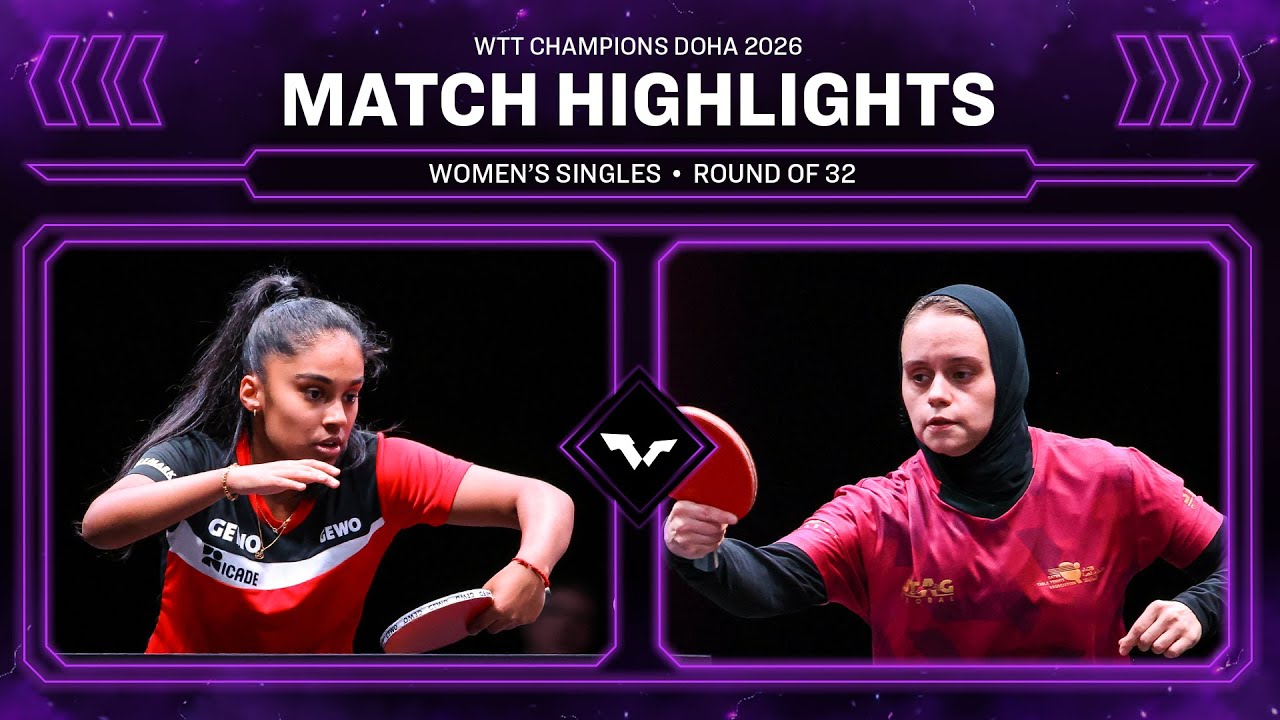 Prithika Pavade vs Aia Mohamed | WS R32 | WTT Champions Doha 2026