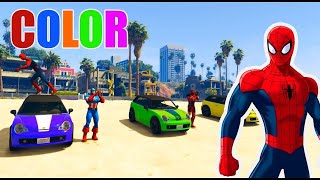 Spiderman Cars Collection Convertible, Cars, Luxury Cars Superheroes Challenge On-Ramps, Sports CARS