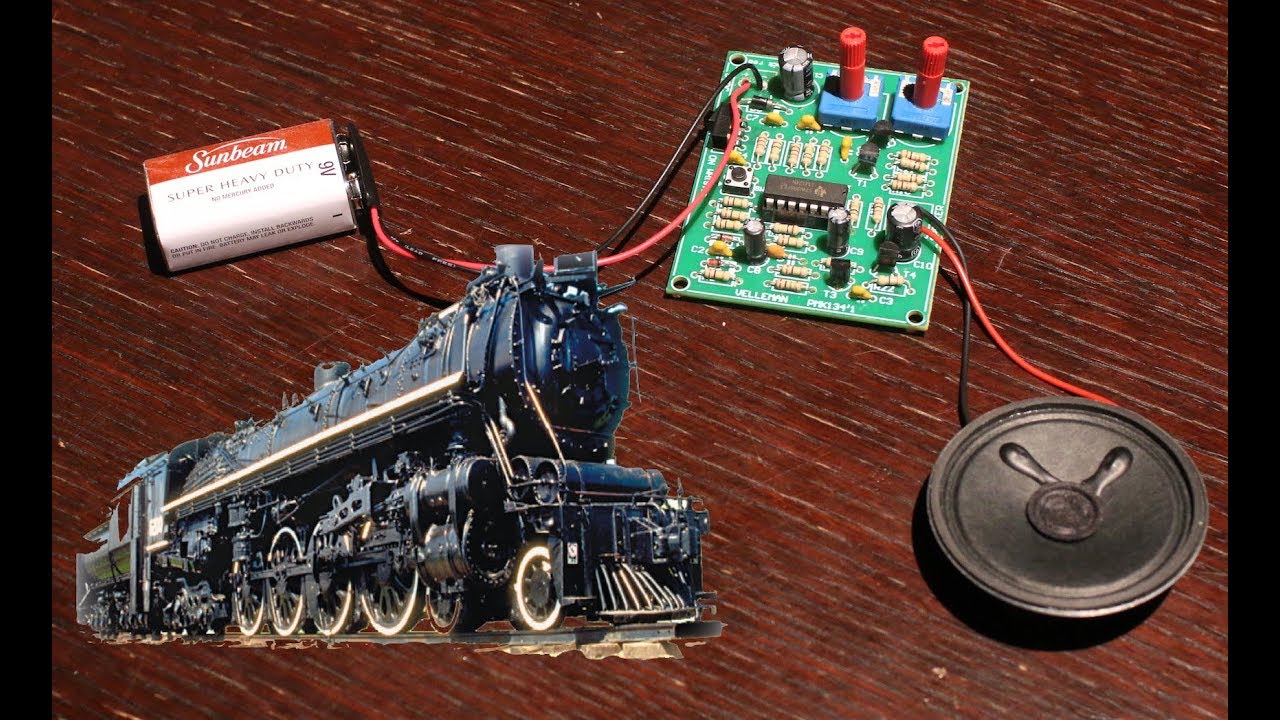 solder Whistle DIY KIT 2-PACK Velleman MK134 Steam Engine Sound Generator 
