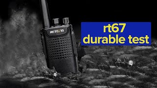 large battery radio丨walkie talkie for construction site丨durable radio丨RT67 durable test large battery radio丨walkie talkie for construction site丨durable radio丨RT67 durable test