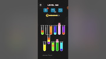 Water Color Sorting|Level 168