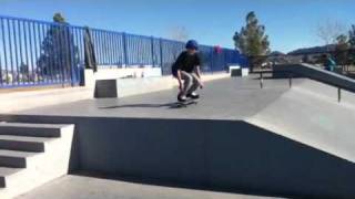 Kickflip six stair ledge