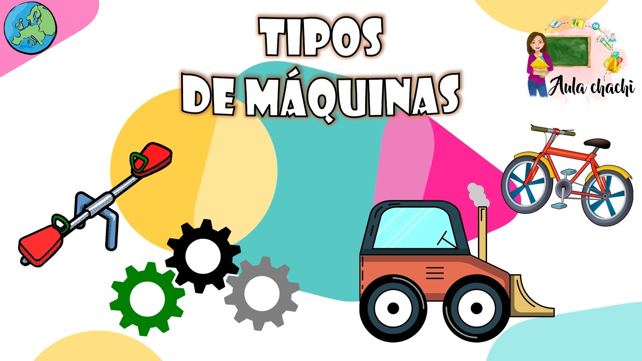 Dime Júnior Frágil Tipos de Máquinas | Máquinas Simples y Compuestas | Aula chachi - Vídeos  educativos para niños - YouTube