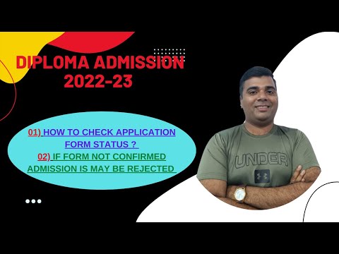 How to check diploma application form status?/Diploma admission 2022-23 Maharashtra.