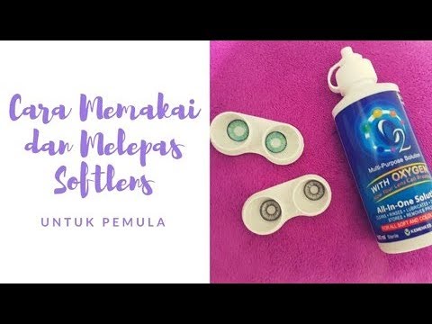 Cara Memakai Melepas Dan Merawat Softlens Untuk Pemula Youtube